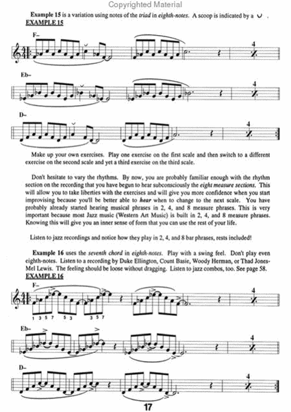 Volume 1 - How To Play Jazz & Improvise by Jamey Aebersold Voice - Sheet Music