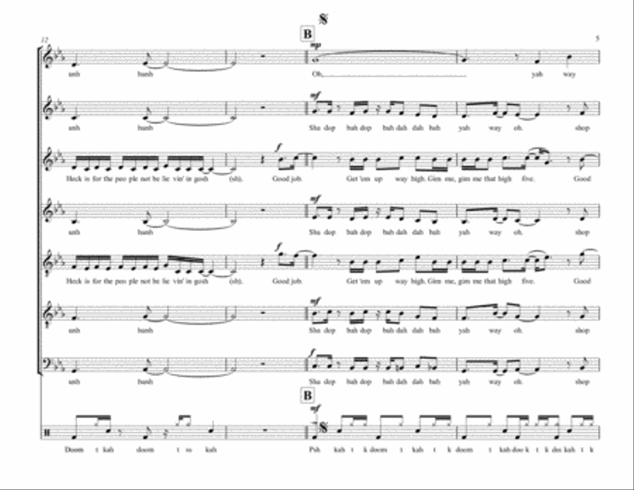 The Dynamo Of Volition 4-Part scores gallery preview page 5
