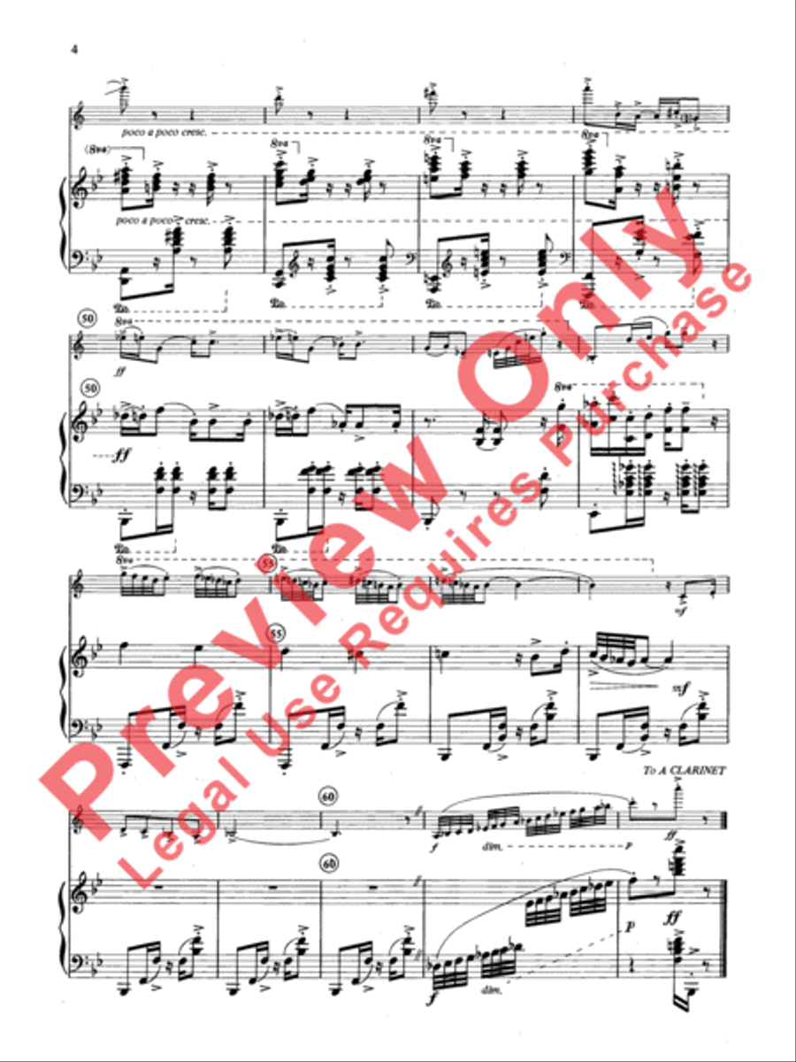 Gershwin Preludes Small Ensemble scores gallery preview page 5