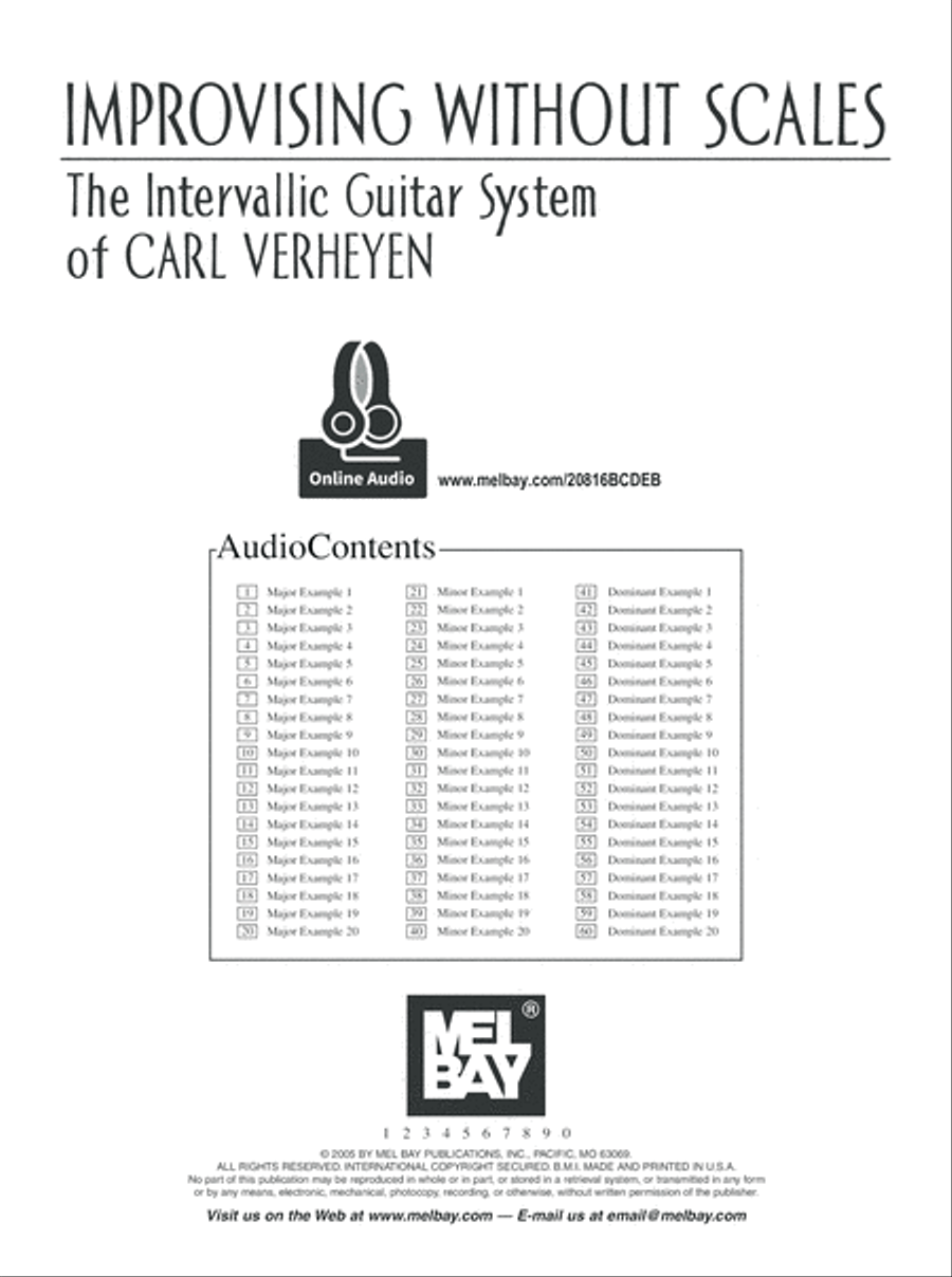 Improvising Without Scales Electric Guitar scores gallery preview page 2
