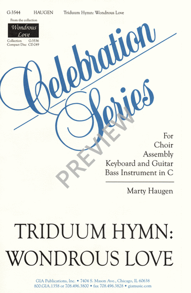 Triduum Hymn: Wondrous Love image number null