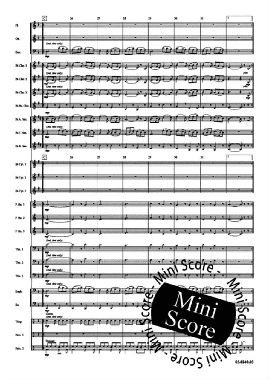 Mary Young and Fair Concert Band scores gallery preview page 10