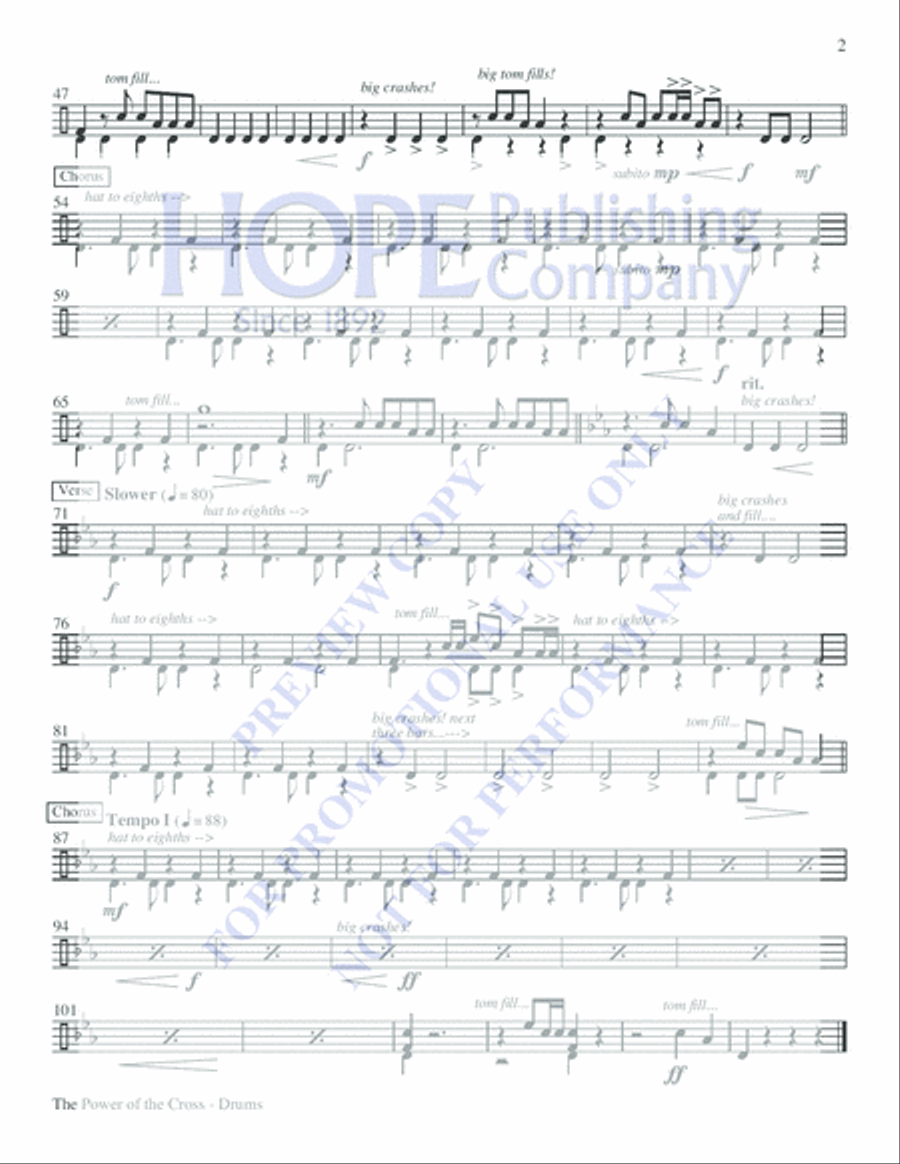 The Power of the Cross Choir scores gallery preview page 15