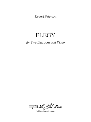 Elegy - score and parts (bassoon version)
