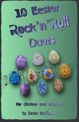 Book cover for 10 Easter Rock'n'Roll Duets for Clarinet and Trumpet