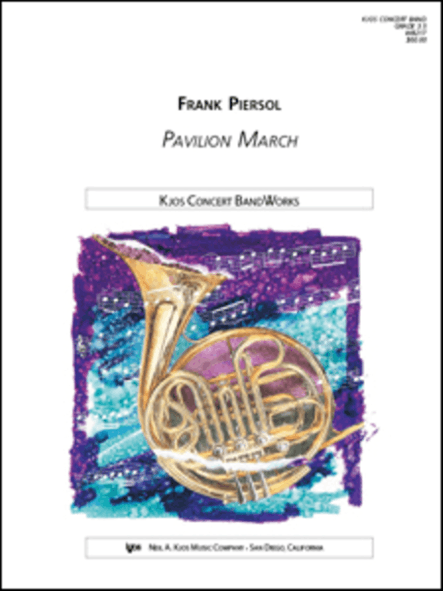 Pavilion March Concert Band scores gallery preview page 1
