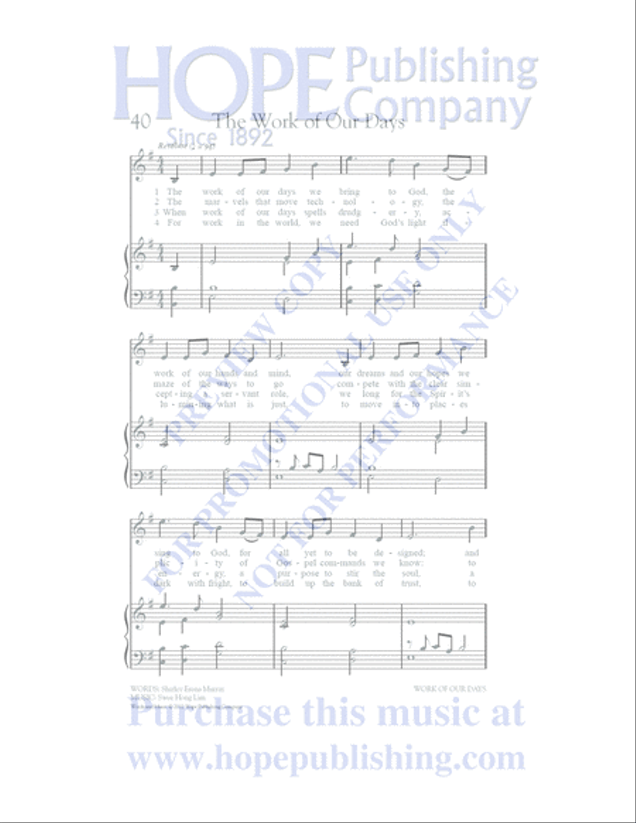 A Place at the Table Choir scores gallery preview page 126
