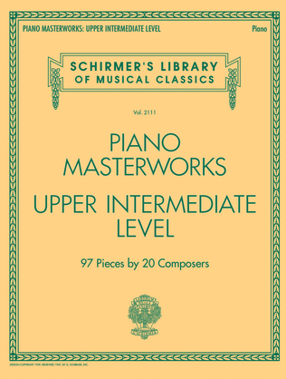 Book cover for Piano Masterworks - Upper Intermediate Level