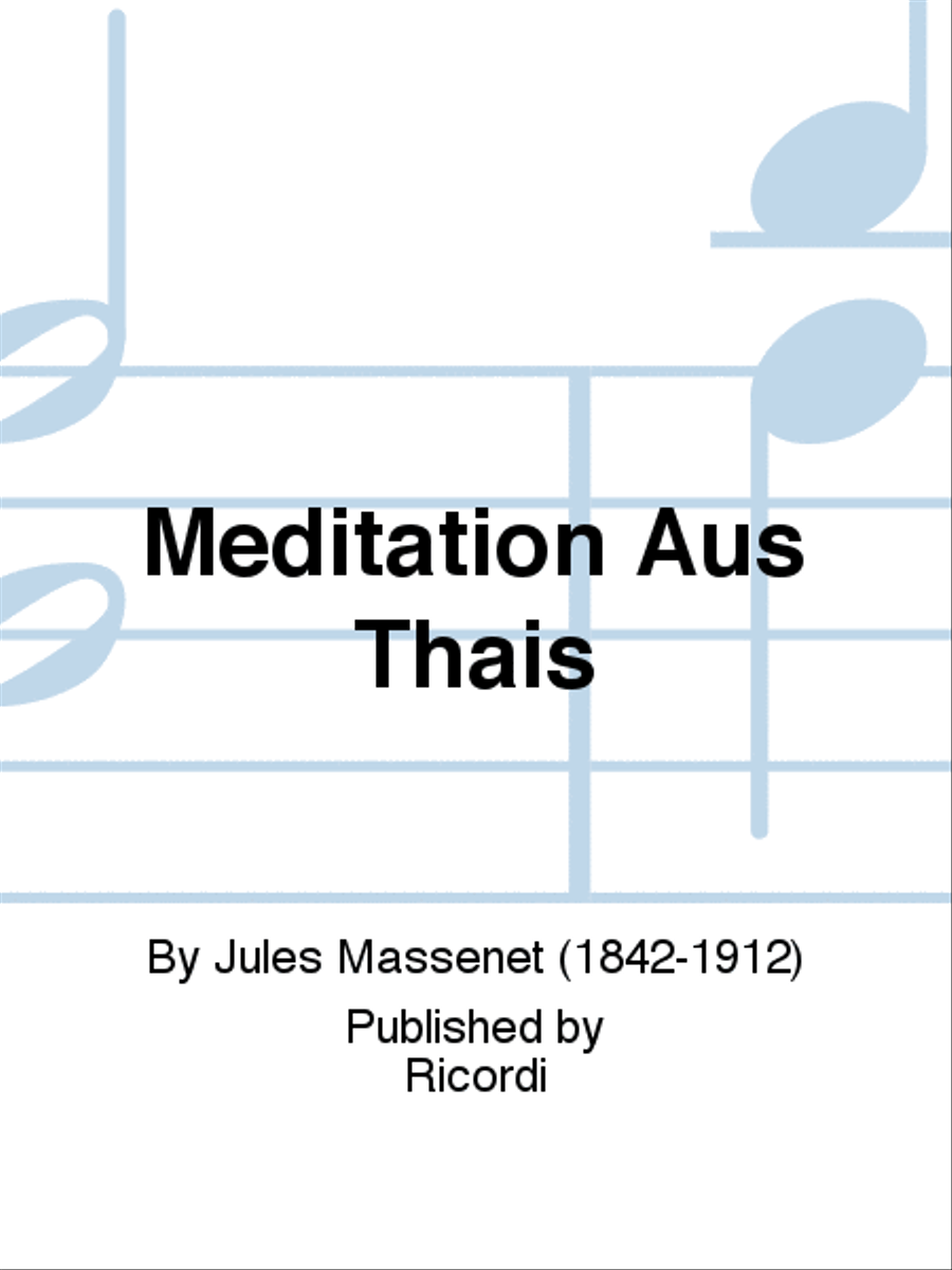 Meditation Aus Thais School and Community scores gallery preview page 1