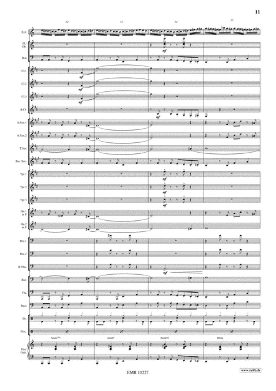 Swingair Bumble Bee Swingair Bumble Bee Concert Band scores gallery preview page 12