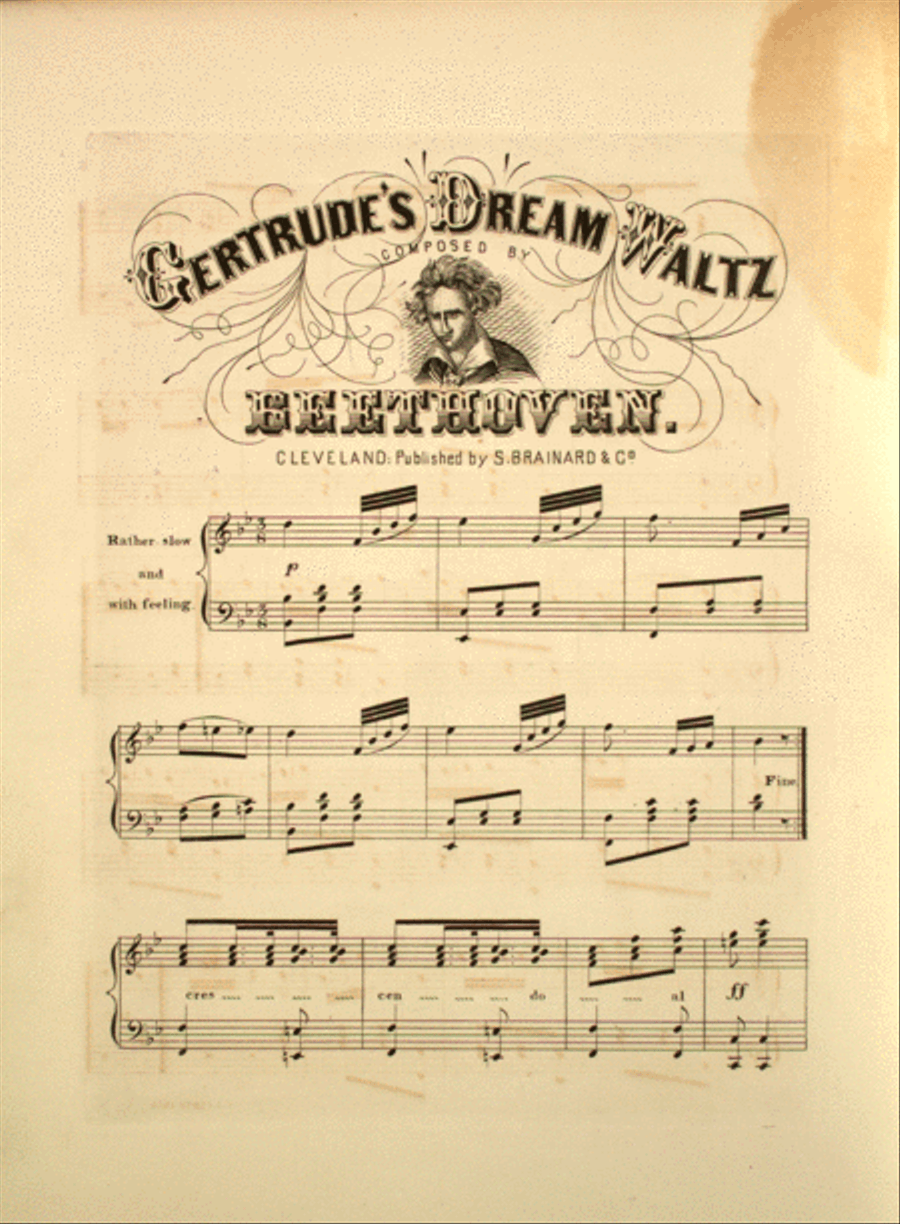 Gertrude's Dream Waltz Piano Solo scores gallery preview page 1