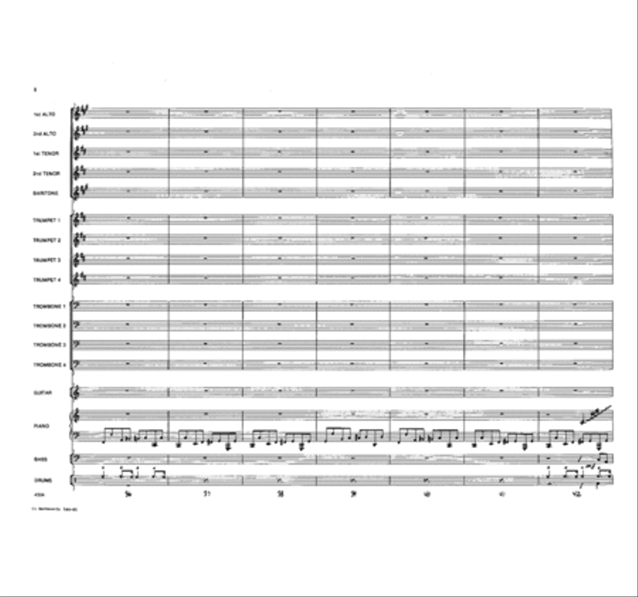 Piano Power Jazz Ensemble scores gallery preview page 7