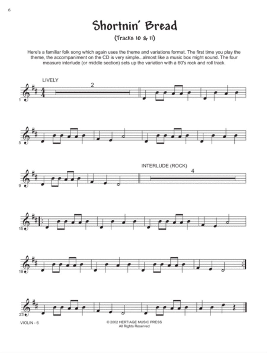 JumpStart - Violin Violin Solo scores gallery preview page 6