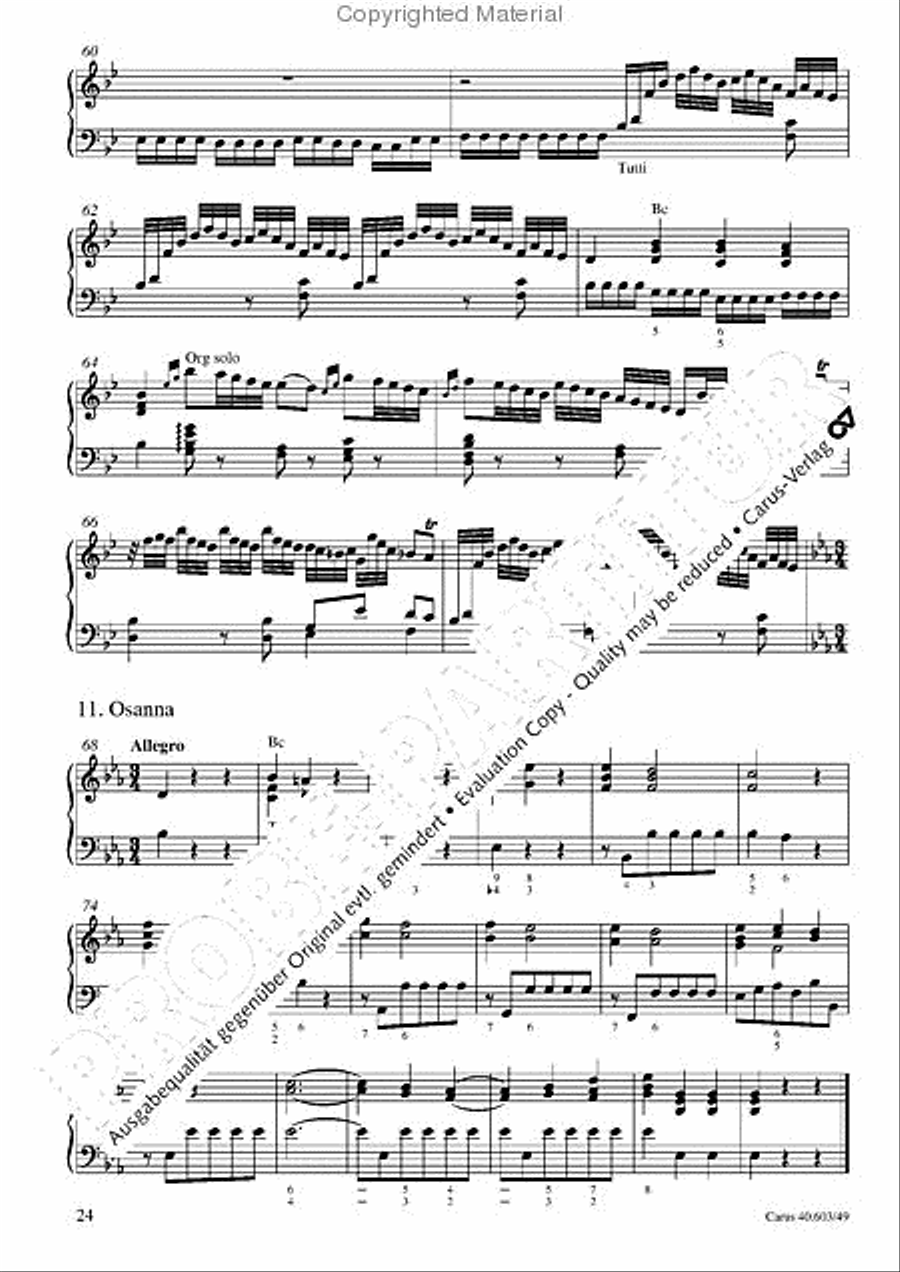 Grosse Orgelsolomesse in Es Voice scores gallery preview page 25