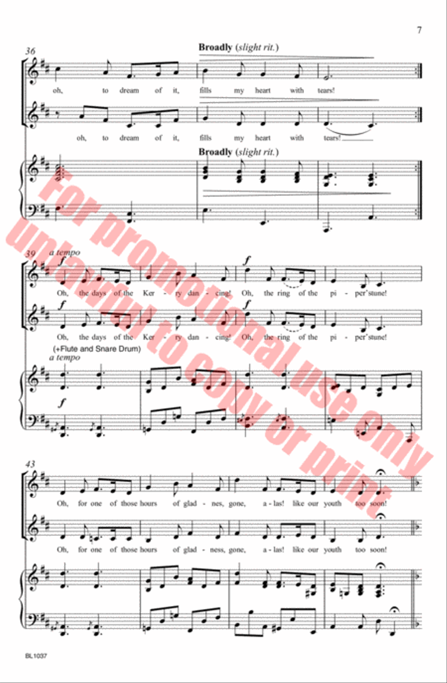 The Kerry Dance Choir scores gallery preview page 8