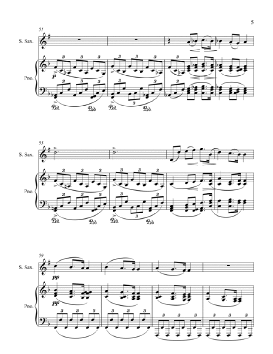 Moments Musicaux I Woodwind Duet scores gallery preview page 5