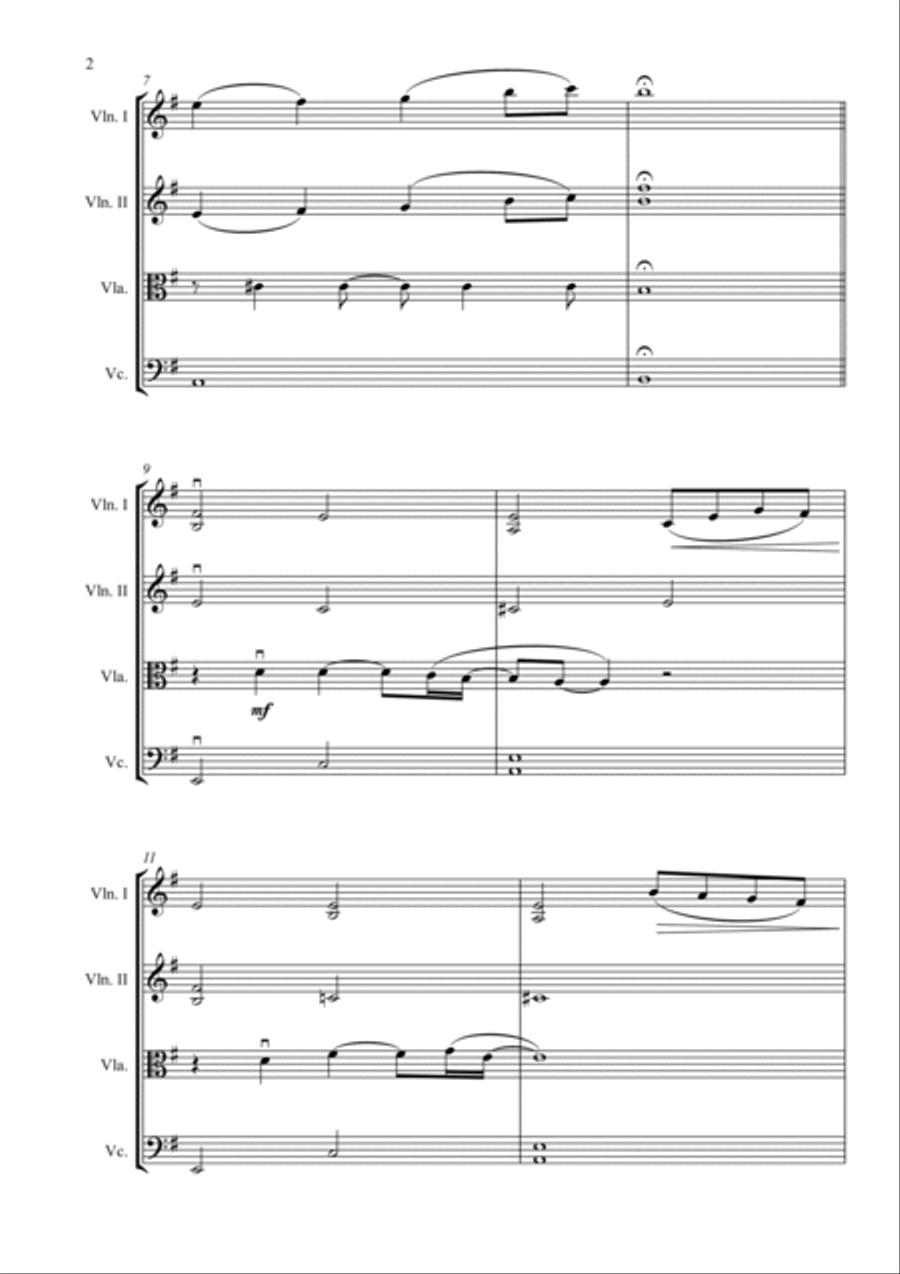 No Time To Die String Quartet scores gallery preview page 2