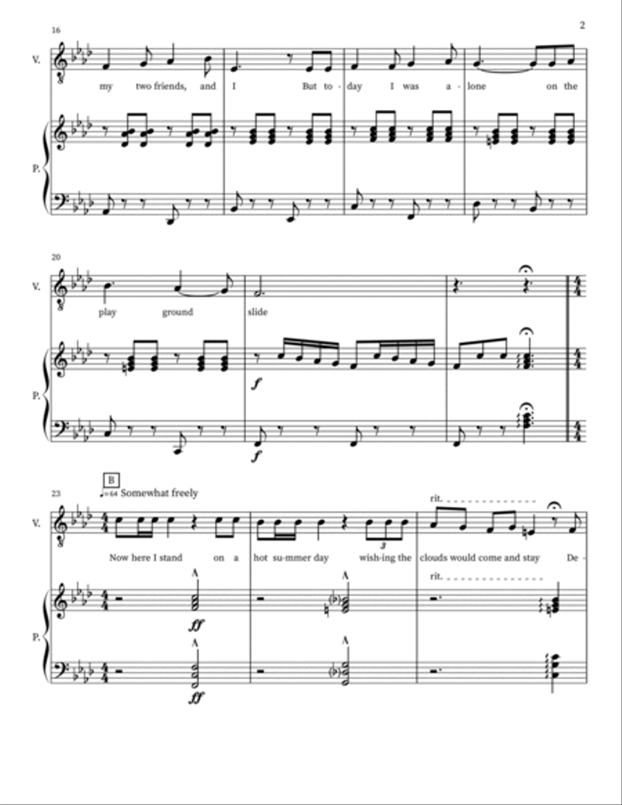 A Childhood Ice Cream Truck Story Piano Duet scores gallery preview page 2