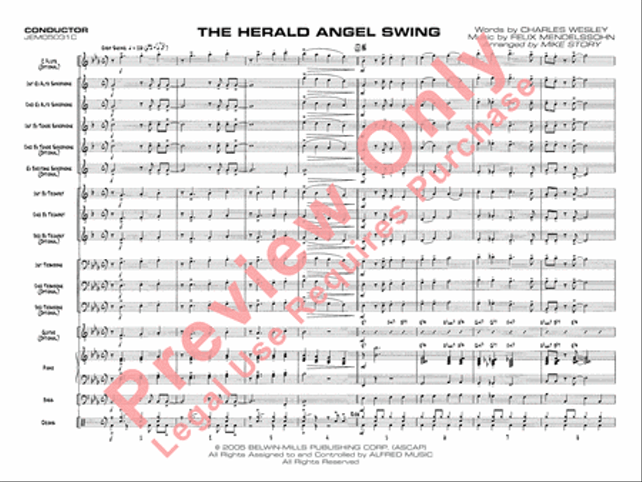 (The) Herald Angel Swing Jazz Ensemble scores gallery preview page 4