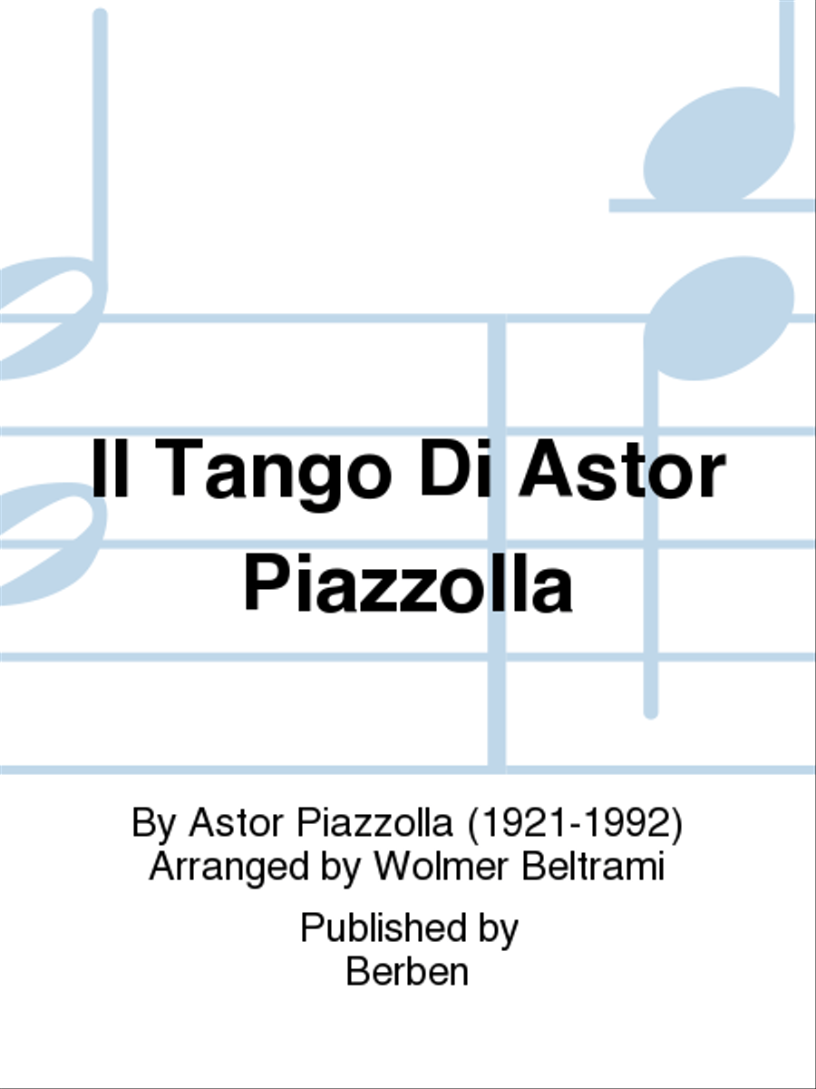 Il tango di Astor Piazzolla Chamber Music scores gallery preview page 1