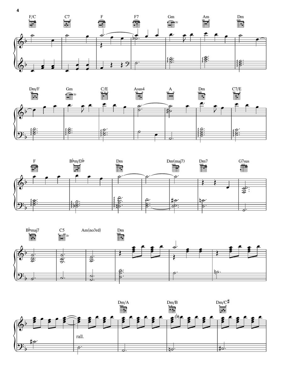 The Bells Of Notre Dame Piano, Vocal, Guitar scores gallery preview page 4