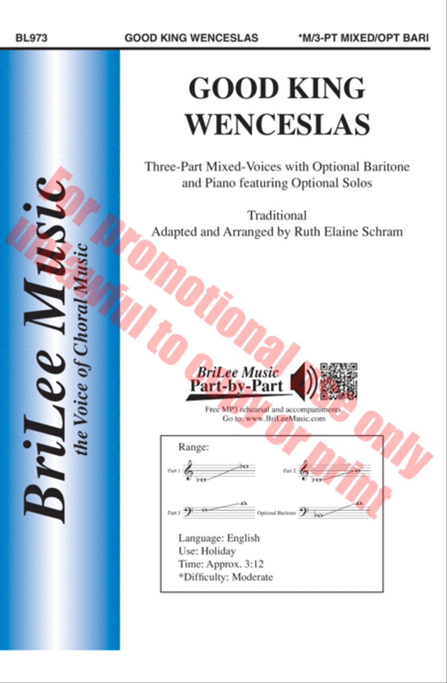 Good King Wenceslas 3-Part scores gallery preview page 2