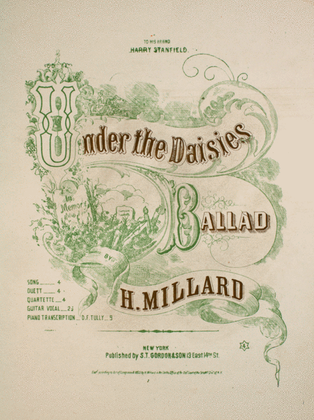Under the Daisies. Ballad