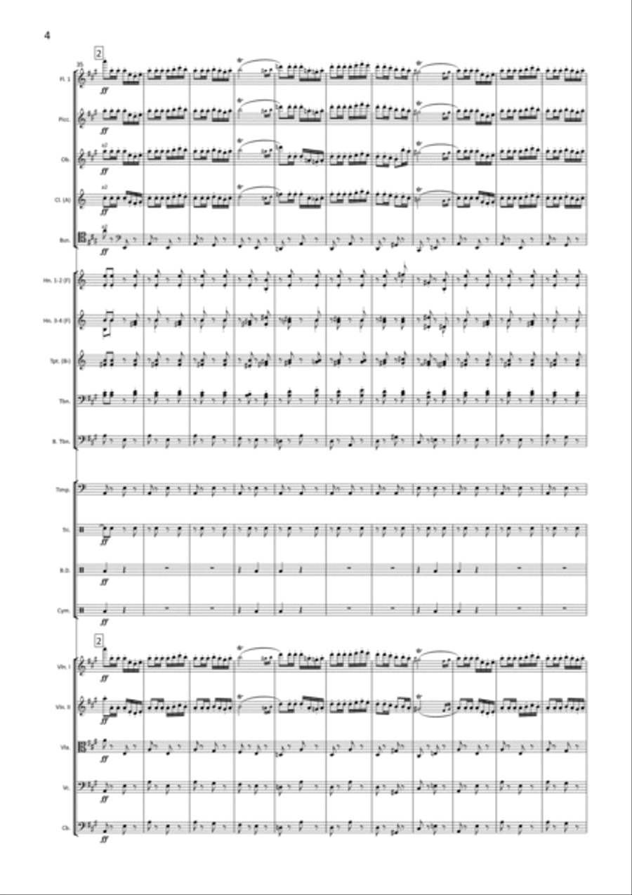 Carmen Fantasy Full Orchestra scores gallery preview page 4