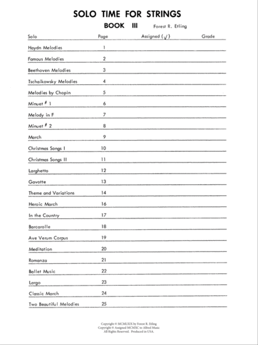 Solo Time for Strings, Book 3 Chamber Orchestra scores gallery preview page 2