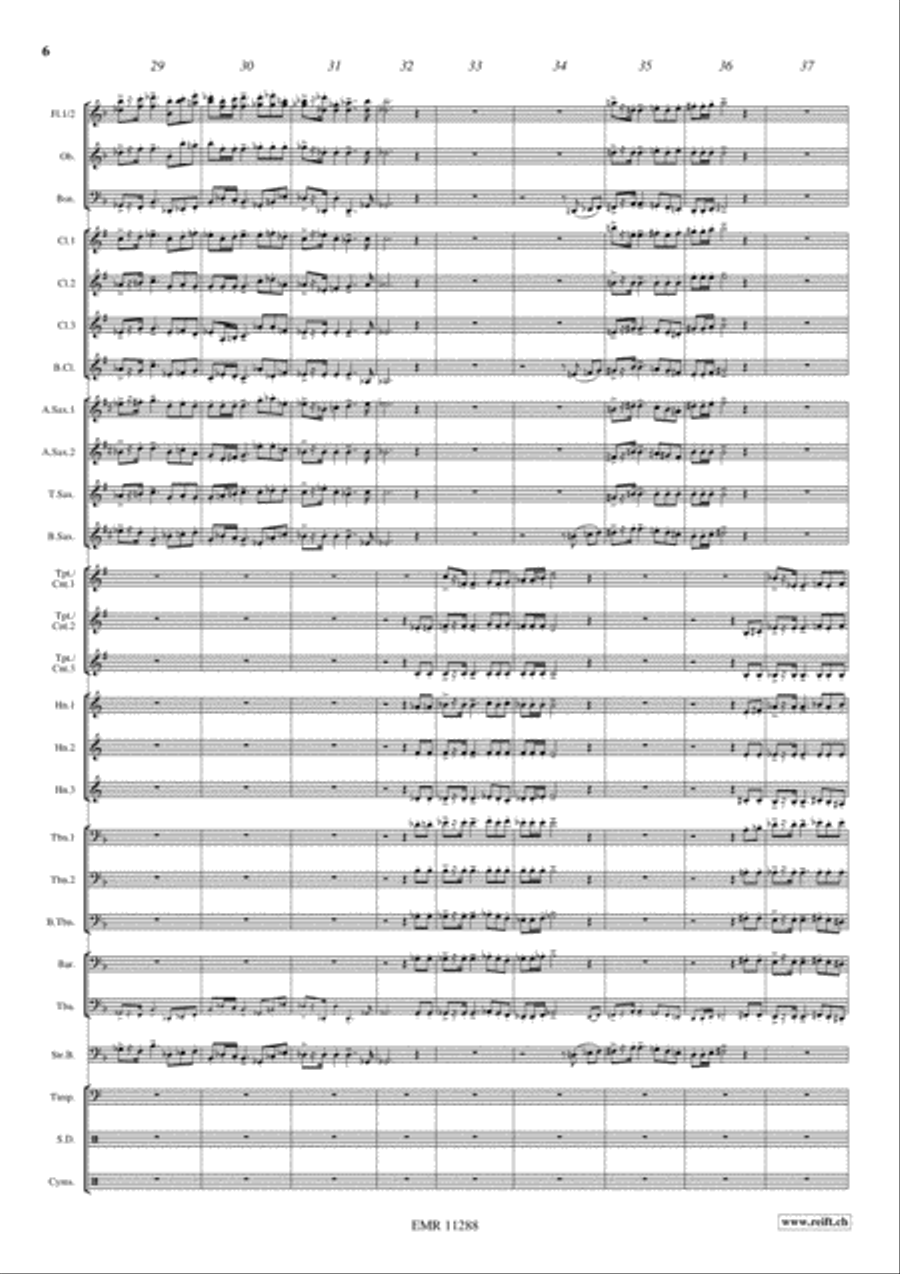 Grand Choeur Dialogue Grand Choeur Dialogue Concert Band scores gallery preview page 7