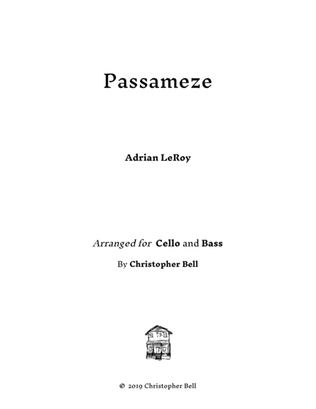 Le Roy - Passameze - For Cello and Bass