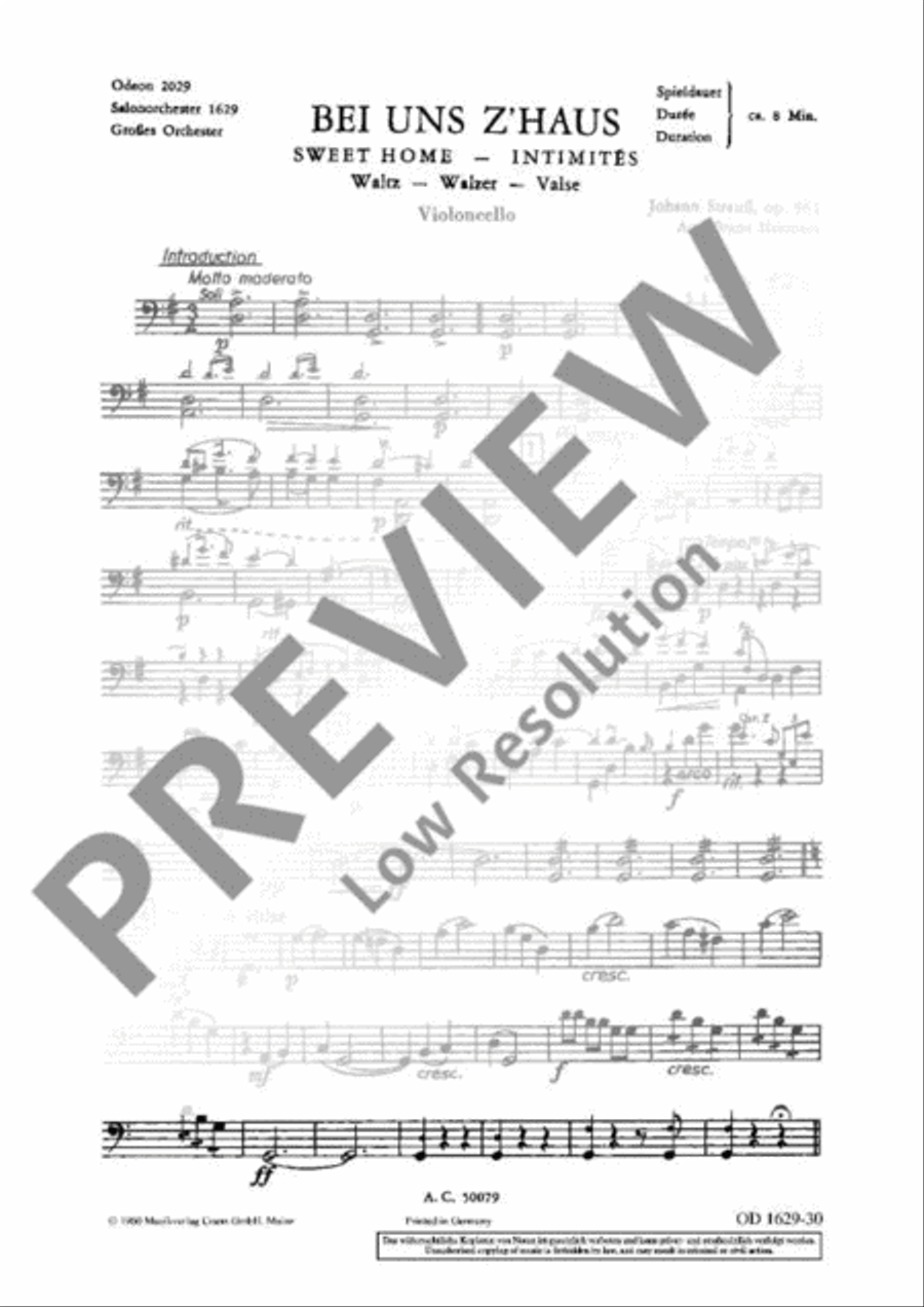 Bei uns z'Haus Orchestra scores gallery preview page 16