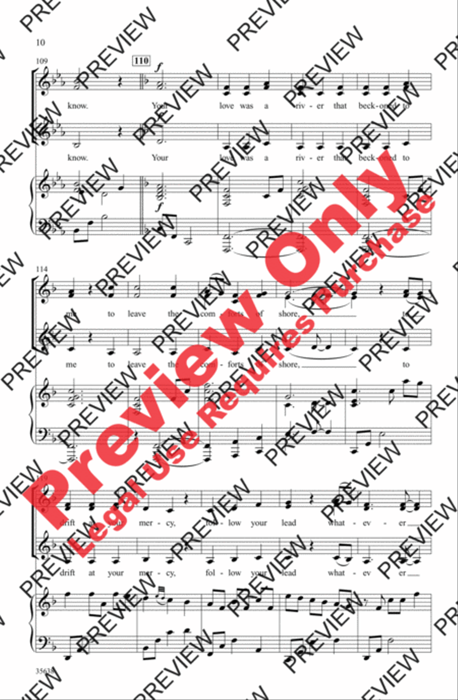 Your Love Was a River Women's Choir scores gallery preview page 9