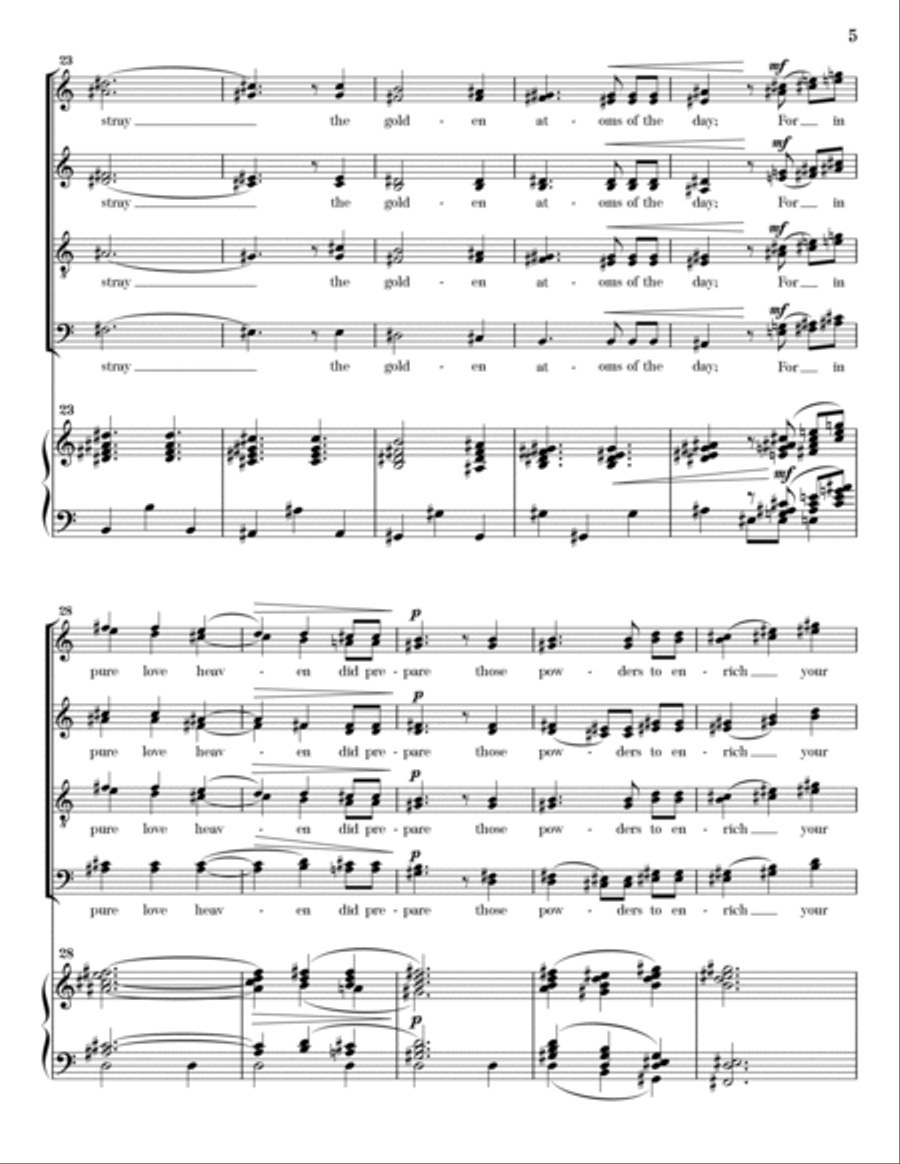 Ask Me No More Divisi scores gallery preview page 5