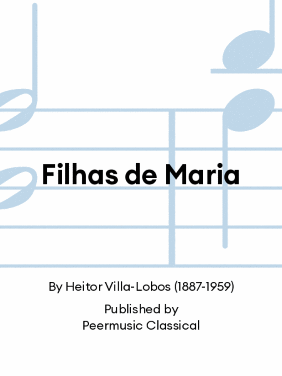 Filhas de Maria Chamber Music scores gallery preview page 1