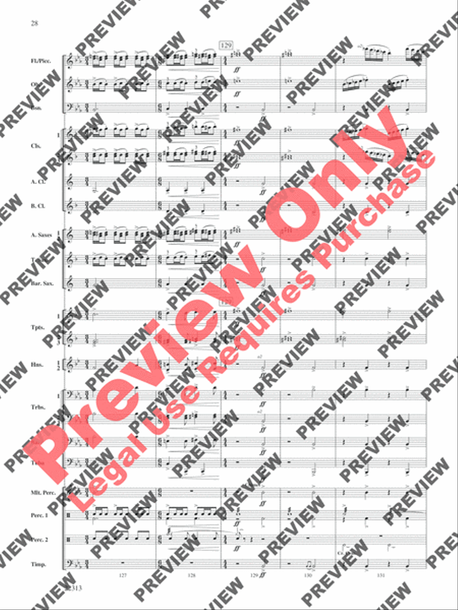 In the Center Ring Concert Band scores gallery preview page 29
