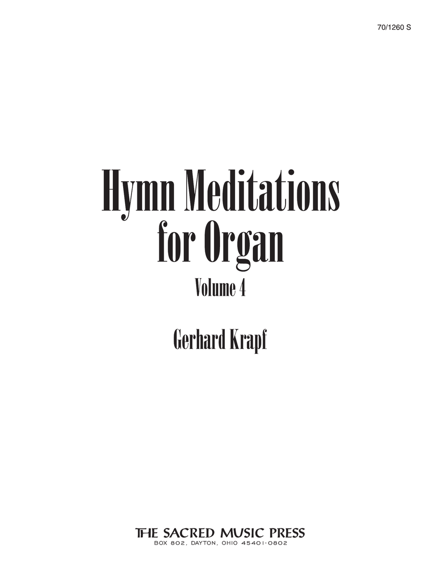 Hymn Meditations for Organ, Vol. 4 (Digital Download) Organ scores gallery preview page 3