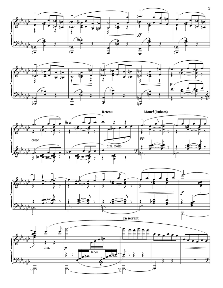 La Plus Que Lente Piano Solo scores gallery preview page 3