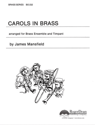 Book cover for Carols in Brass