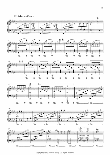 Schuwenn Z.-Piano Sonata No.4 in E-flat major-III.Scherzo Vivace image number null