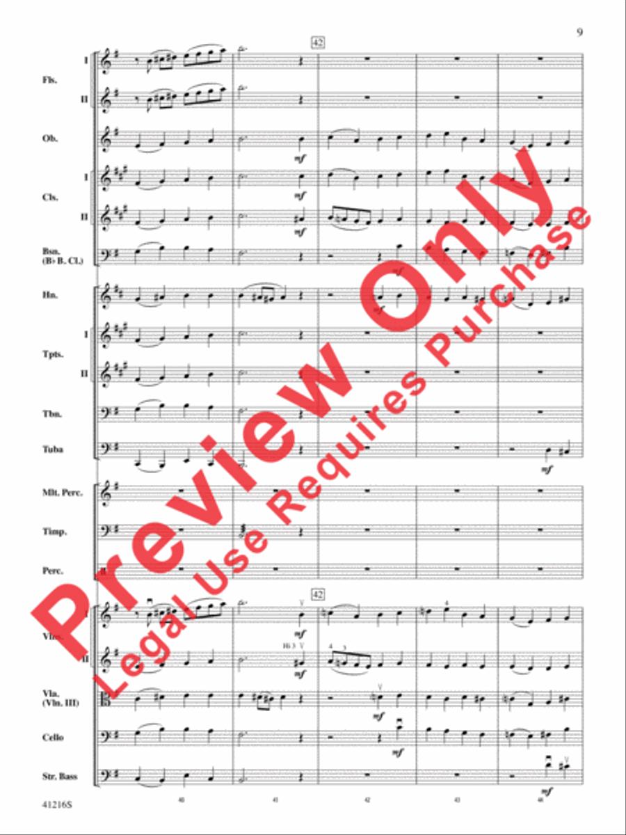 Tidings of Comfort and Joy! Full Orchestra scores gallery preview page 10