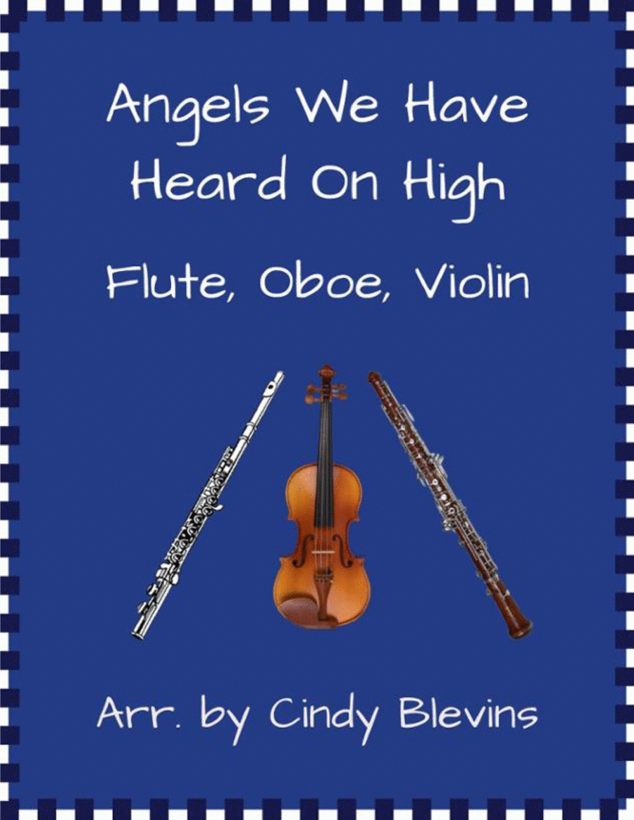 Angels We Have Heard On High, for Flute, Oboe and Violin Flute scores gallery preview page 1