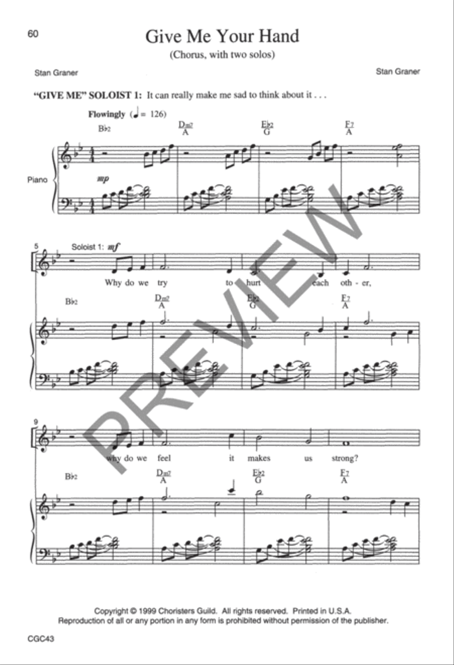 All God's Children Preview Kit (Score & CD) Choir scores gallery preview page 21
