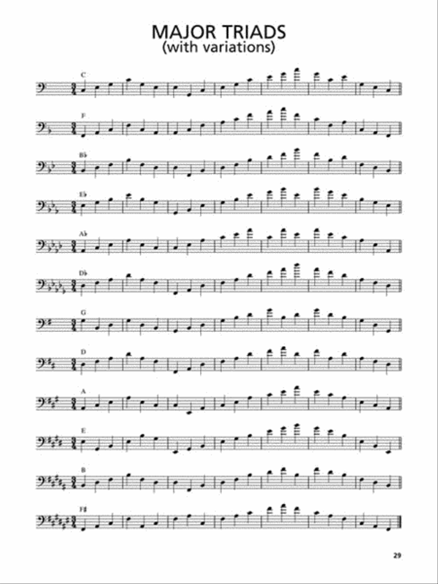 Ray Brown's Bass Method Double Bass scores gallery preview page 4