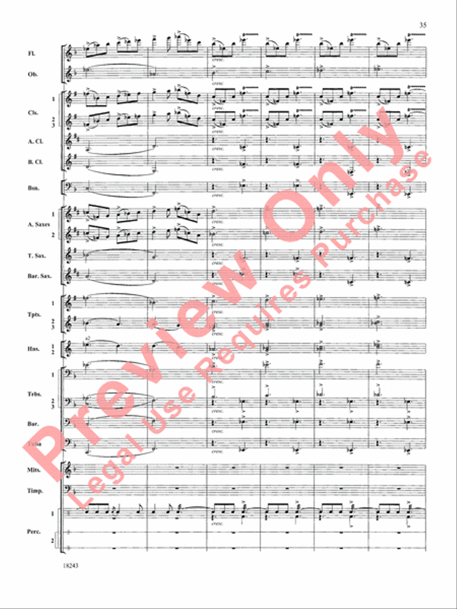 A Longford Legend A Longford Legend Concert Band scores gallery preview page 36