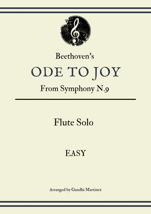 Ode to Joy - For Flute Solo