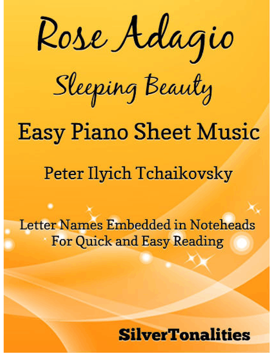 Rose Adagio Sleeping Beauty Easy Piano Sheet Music Easy Piano scores gallery preview page 1