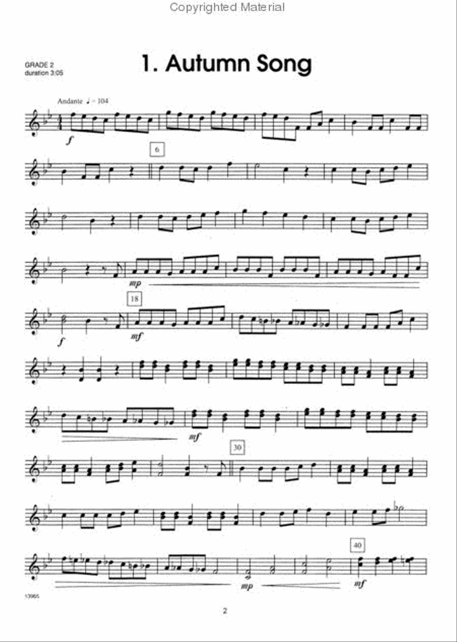 Festival Pieces For Mallets, Volume 2 Percussion scores gallery preview page 2