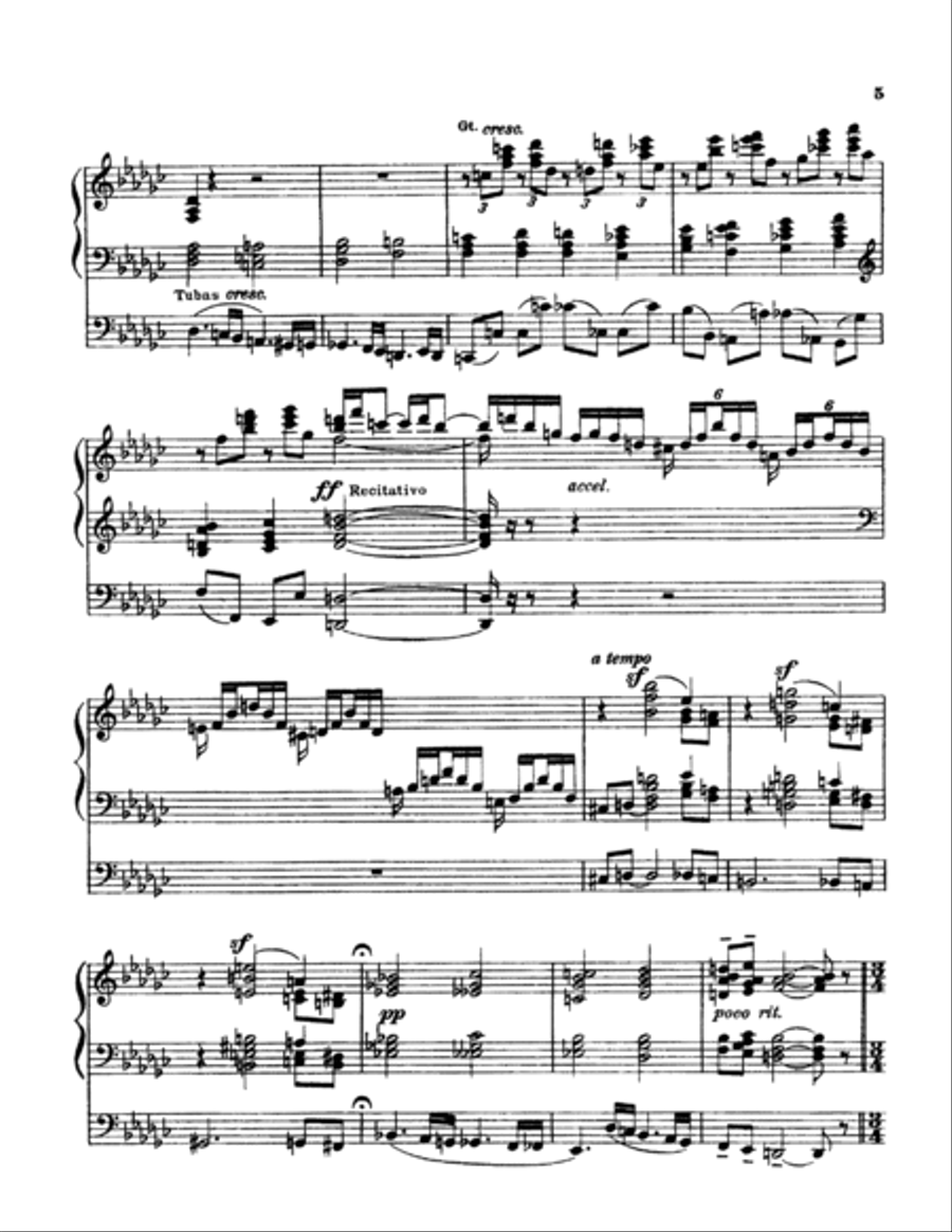 Introduction, Passacaglia and Fugue Organ Solo scores gallery preview page 5