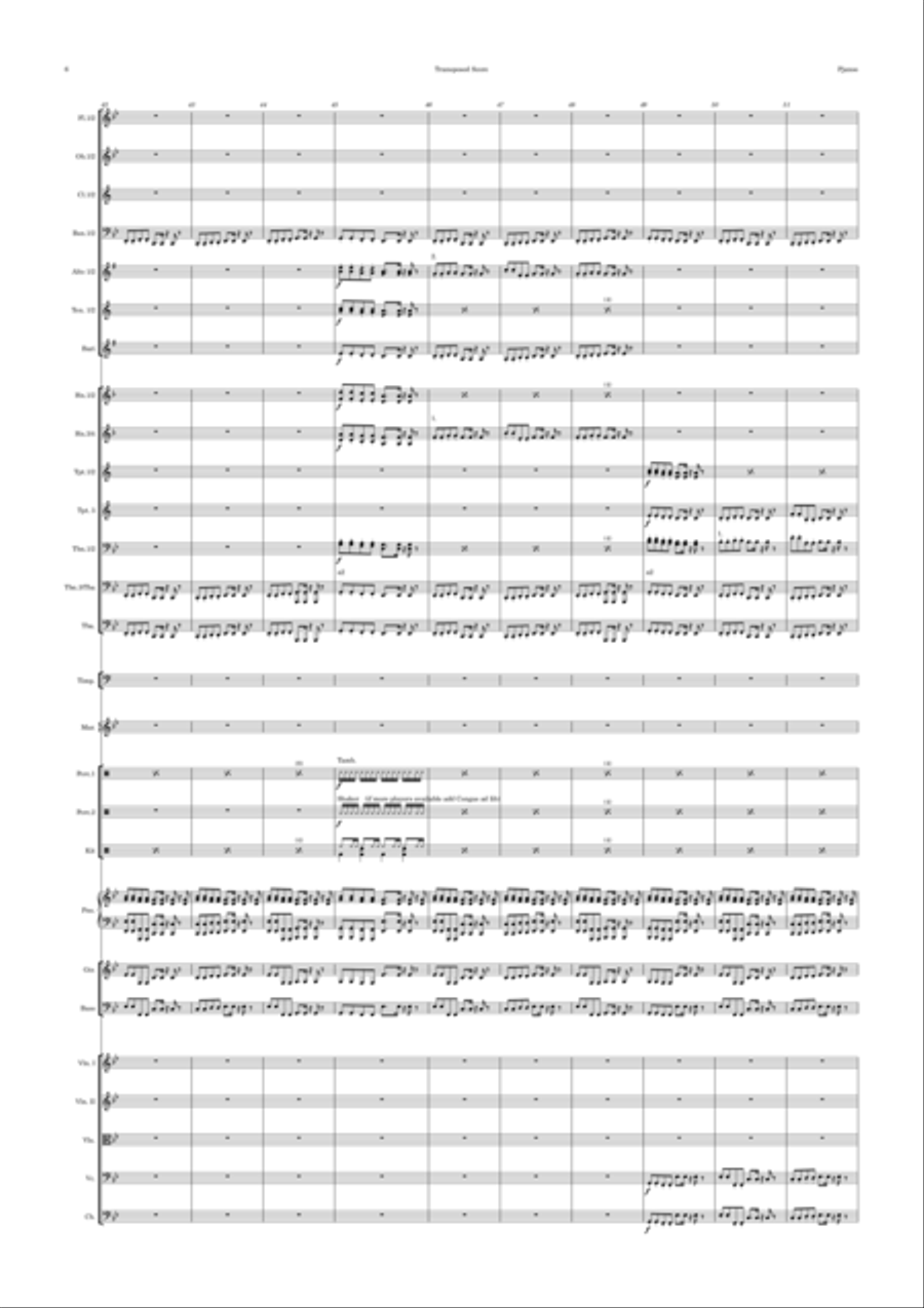 Pompeii Full Orchestra scores gallery preview page 6